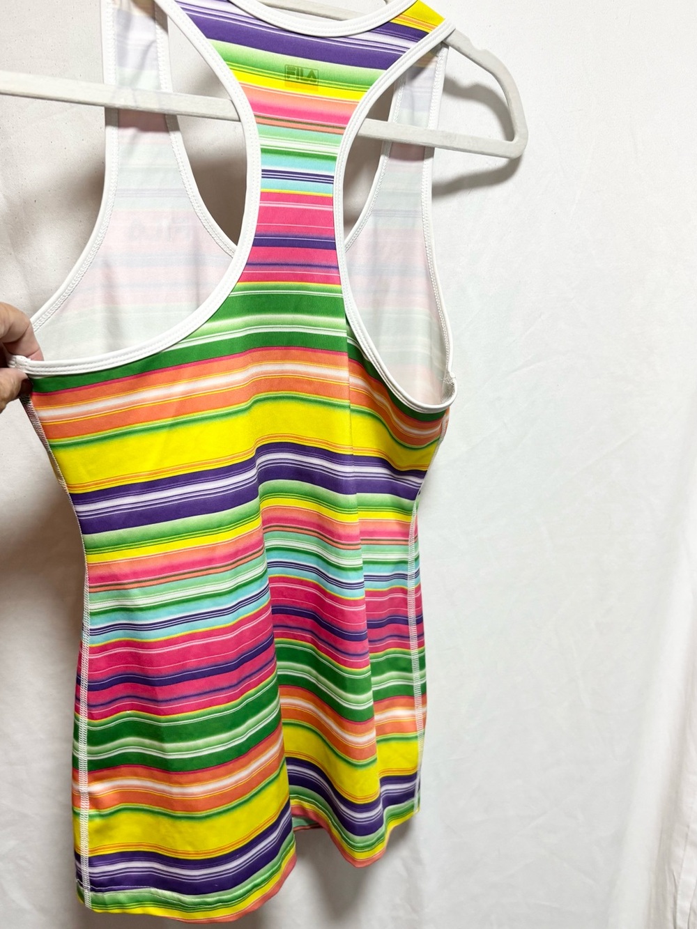 FILA Bright Multicolor Striped Racerback Tank - Picture 2 of 5
